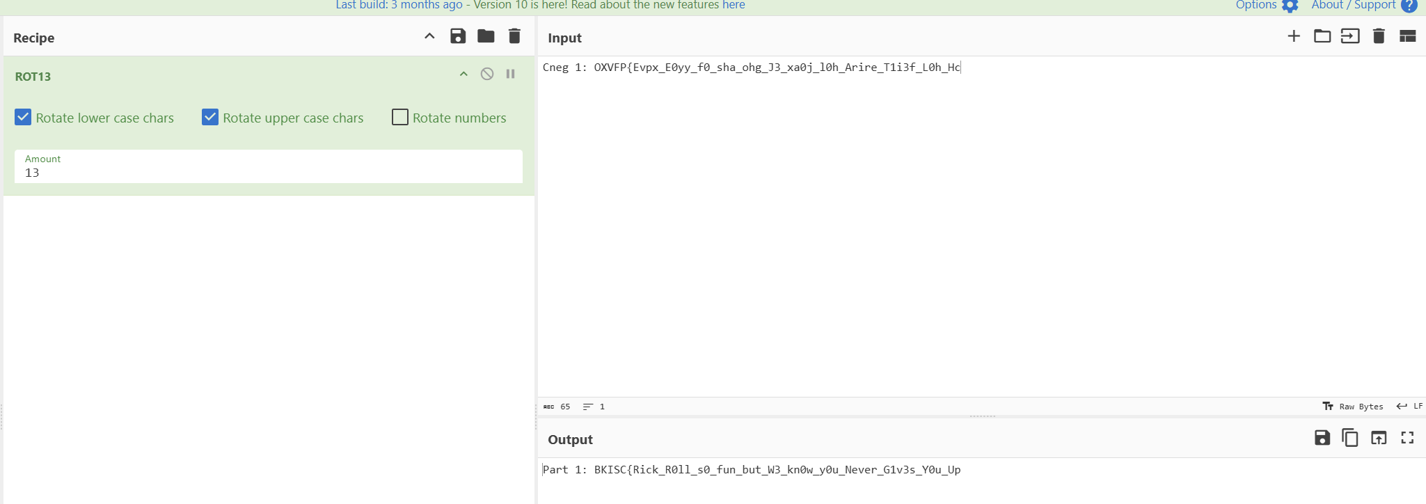 Decode Part 1 on CTF